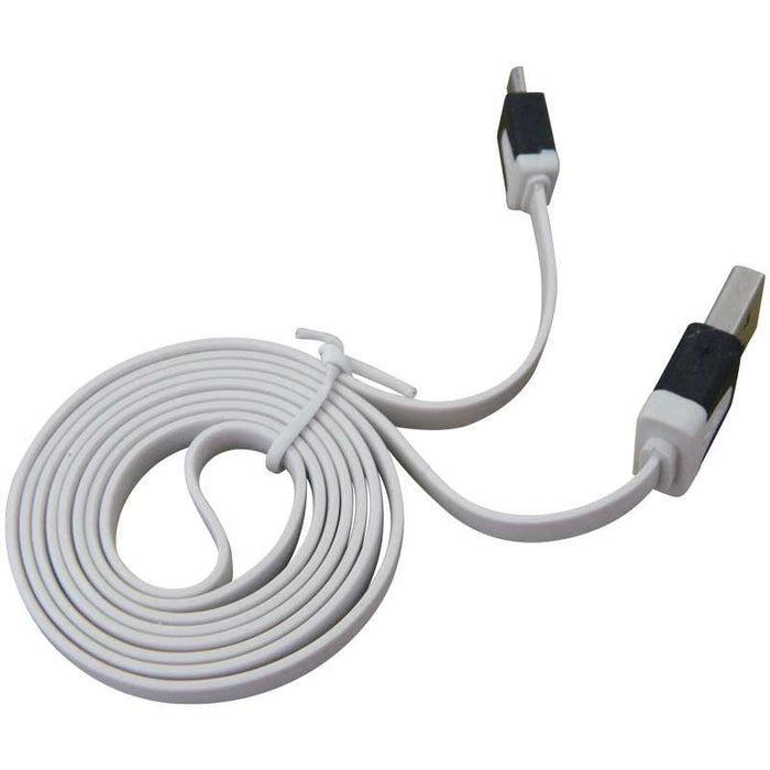 Flat Micro USB Noodle Cable (Assorted Colours)